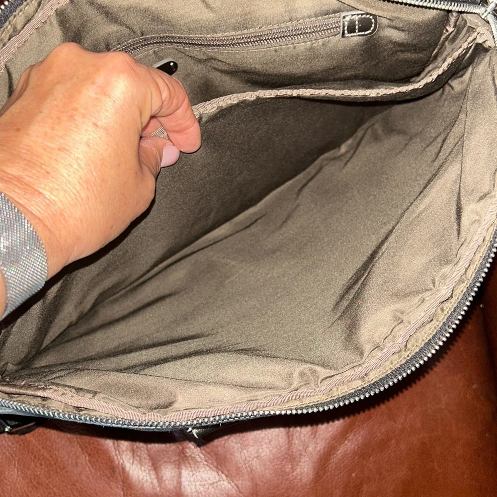 Kipling Leather Laptop Bag Briefcase
